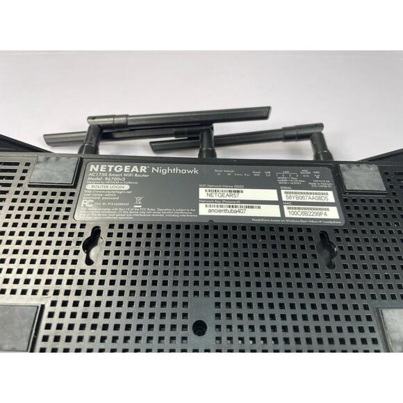NETGEAR Nighthawk AC1750 R6700 Smart WiFi Router Dual Band w/ Box Tested - Picture 4 of 9